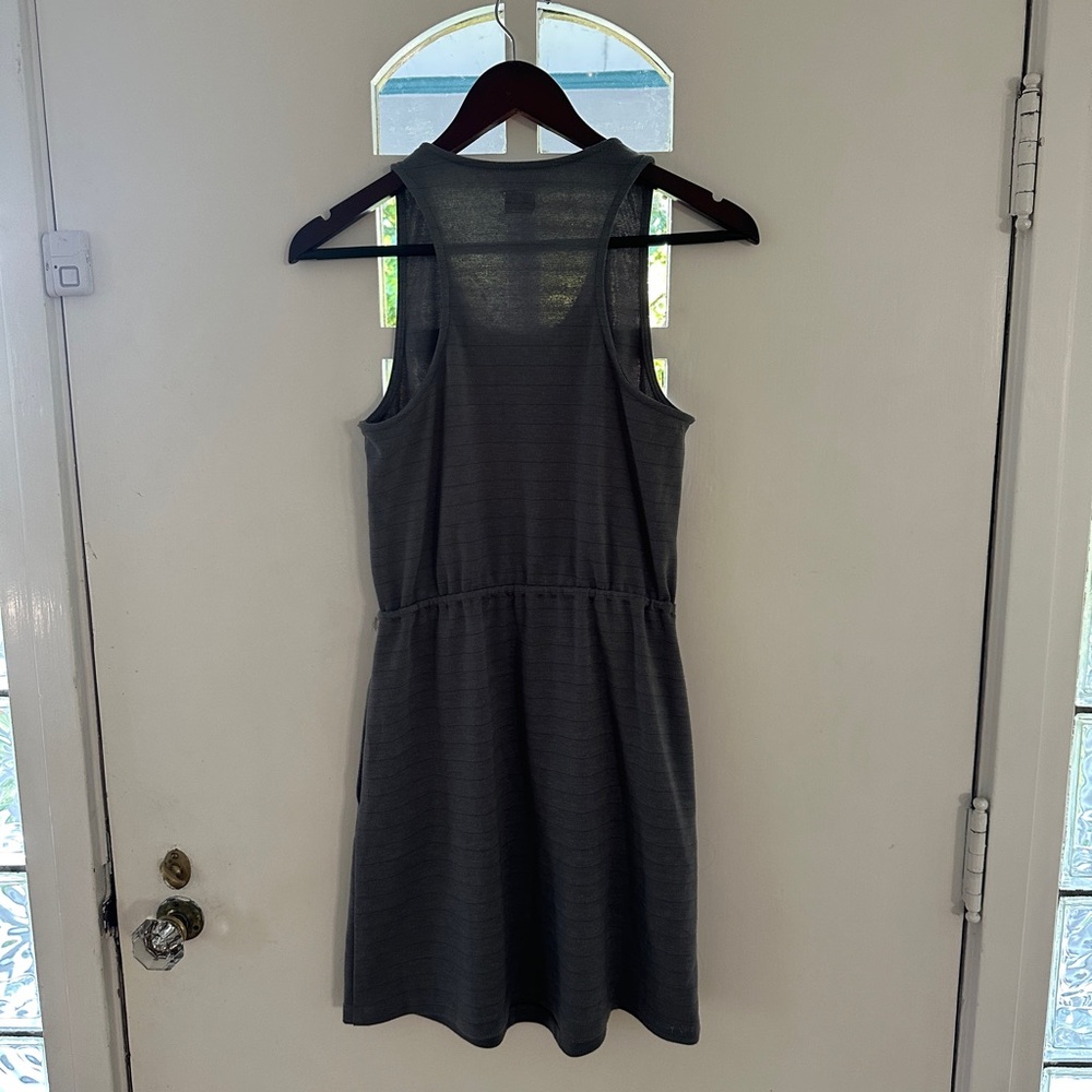 Bridge & Burn Gray Ribbed Dress